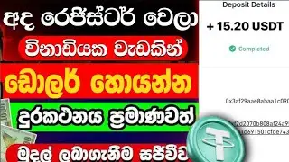 Earn usdt daily 2024 | Earn tether usdt sinhala | usdt mining sinhala 🤑 free  usdt in binance 💰