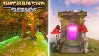 Storage Room and Spawn Portal Design! HiveMind SMP [S1E6]