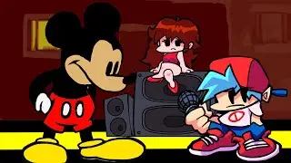 MICKEY MOUSE a COLOR y TRISTE - Friday Night Funkin VS Mickey Mouse Repainted  [FULL WEEK] FNF Mods