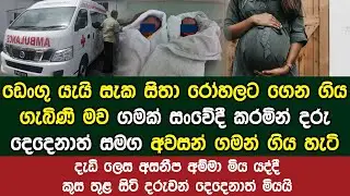 දහසක් බලාපොරොත්තු පොදි බැදගෙන නිවුන් දරු ප්‍රසූතියකට සූදාන්ම් වූ මව දරු දෙදෙනා සමග අවසන් නින්දට යයි