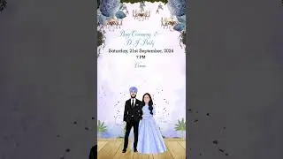 Punjabi Wedding Invitation Video | Sikh Wedding Invitation Video | Damanjeet & Kushmeet