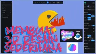 MEMBUAT 3D DESAIN SEDERHANA DENGAN SPLINE DESAIN | -SolusiPintar