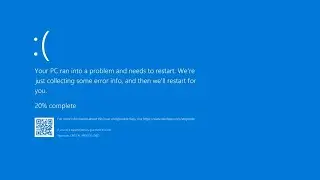 Как сделать синий экран смерти на Windows 10