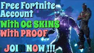 HOW TO GET FREE OG FORTNITE ACCOUNT IN 2MINS | AUGUST 2019 |