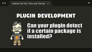 [STP01] Detecting the existence of packages