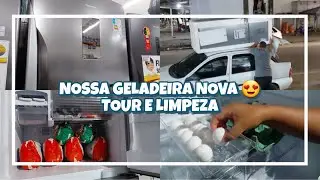 COMPRAMOS UMA GELADEIRA NOVA 😍 GELADEIRA PANASONIC INVERTER 483 LITROS | TOUR COMPLETO-LETÍCIA MARIA