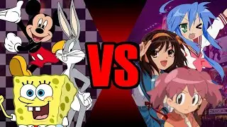Fan Made DEATH BATTLE Trailer: Team Toon VS Anime Battle Royale