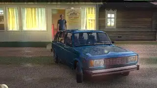 Russian village traffic #1 Шашки по городу!