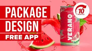 How to Create a Packaging Design  I  10 Minute Challenge