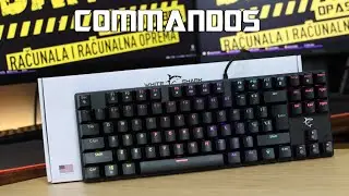 White Shark Commandos RGB TKL Mehanička tipkovnica
