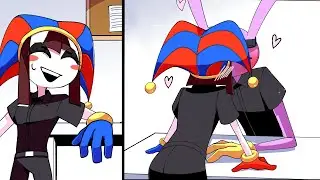 Sweet Kiss 💋| Jax x Pomni | The Amazing Digital Circus Comic | TADC