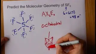 Molecular Geometry of SF6 (sulfur hexafluoride)