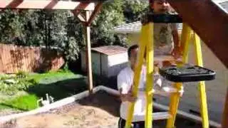 Anisa climbs a ladder 2