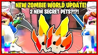 CLICKING CHAMPIONS *NEW* ZOMBIE UPDATE! 2 NEW SECRET PETS! I HATCHED THE BEST SECRET PET! - ROBLOX