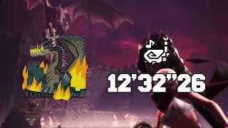 MHW:IB MR6★Fade to Black(Fatalis)-Hunting Horn Solo 12'32