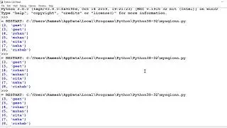 USING MYSQL COMMIT, ROLLBACK, AUTOCOMMIT METHOD IN PYTHON