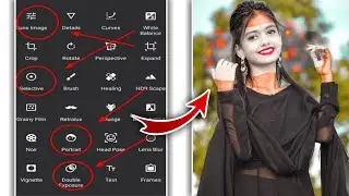 Snapseed Face Smooth Photo Editing Trick | Snapseed Background Colour Change |Snapseed Photo Editing