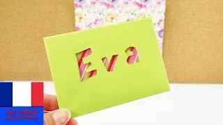 Carte d'anniversaire & jolie enveloppe à faire soi-même 🎂 Carte multicolore à bricoler | Bricoler