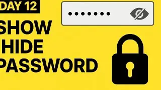 JavaScript Show and Hide Password | DOM Toggle & Input Type Switching