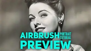 Airbrush Portrait Tutorial Preview