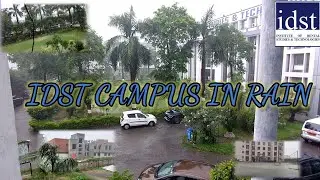 IDST COLLEGE CAMPUS IN RAIN 🌧️ #idst #NEET #bds #dental  #college #hostel #mds