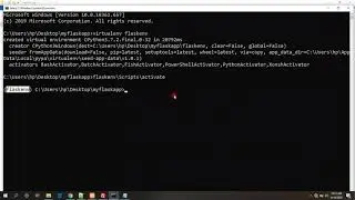 How to create virtual environment in Python Windows 10