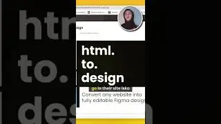 HTML to DESIGN Figma plugin | Convert Live websites to Figma design #htmltodesign #figmaplugins