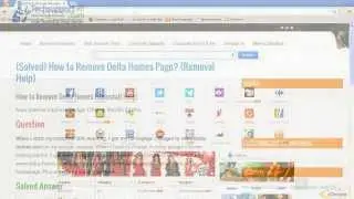 How to Remove Delta-Homes Homepage From Your Web Browser
