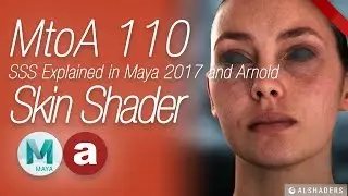 MtoA 110 | Detailed Skin Shader | using Arnold with Maya 2017