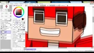 SpeedArt Skin IshiroGamer Cinema4D e Paint Tool Sai