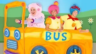 Wheels On The Bus Go Round And Round - 3D Animation Kids' Songs | Nursery Rhymes for Children