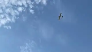 Water bomber over house 🏠