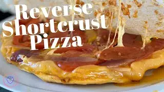 How to make Shortcrust Pastry Pizza | Reverse Pizza Inspired by Jamie Oliver