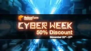 Cyber Week at RebusFarm: 50% Discount