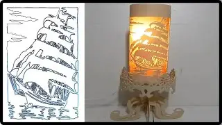 Aprenda fazer uma luminária de pvc  Caravela