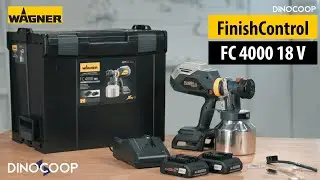 FinishControl FC 4000 akkumulátoros festékszóró -  Alkalmazás, tisztítás, kiegészítők | WAGNER