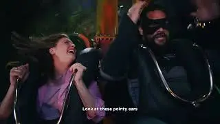 CIO Jason Momoa having a bat-life crisis In Warner Bros. World Yas Island, Abu Dhabi