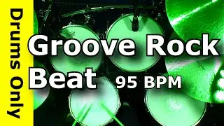Backing Track - Groove Rock Drum Beat 95 BPM - JimDooley.net