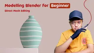 Modelling Blender for beginner part 2 || Direct Mesh Editing || Modelling Vase