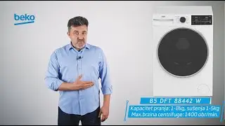 Beko B5 DFT 88442 W Mašina za pranje i sušenje veša
