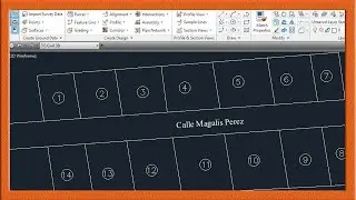 Como enumerar en circulo, automático y en secuencia con un simple clic  Manzanas, lotes, parcelas.