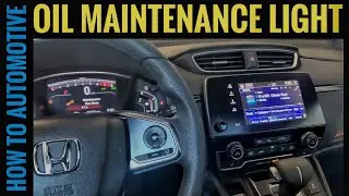 How To Reset The Maintenance Light On A 2017-2020 Honda CR-V