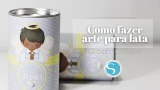 Arte tubolata personalizada no Silhouette Studio