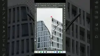 Building with Zip Effect in Adobe Photoshop ।। #shorts #photoshop