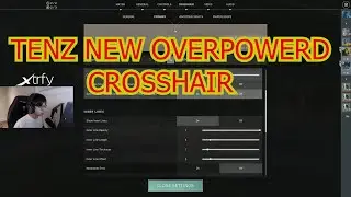 TenZ new crosshair | tenz latest crosshair | best crosshair valorant