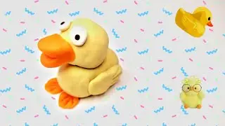 Лепим утёнка из пластилина | Play Doh| Пластилин тв |