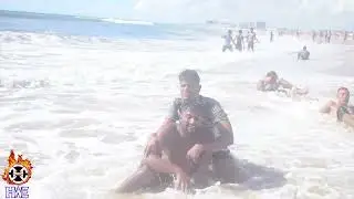 Marina beach Chennai | All wrestler full enjoy || #hwe #hwewrestling #marinabeach #beach