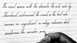 Beautiful Handwriting || English Handwriting Kaise Sudhare || Cursive Writing ||