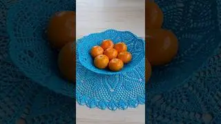Ваза крючком, корзинка.  