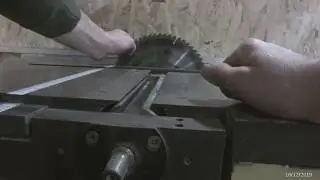 как выставить ножи на фуганке